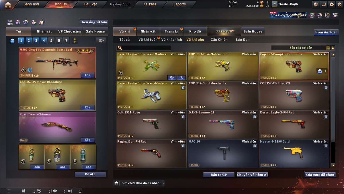 shop acc cf uy tin gia re